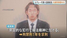 「頻繁ではないが休みのときに使用していた」バレーボール元日本代表・佐藤駿一郎被告が起訴内容を認める　麻薬取締法違反の罪　東京地裁|TBS NEWS DIG