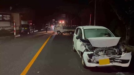 国道348号で軽乗用車2台と軽トラック1台が絡む事故 3人が病院に搬送