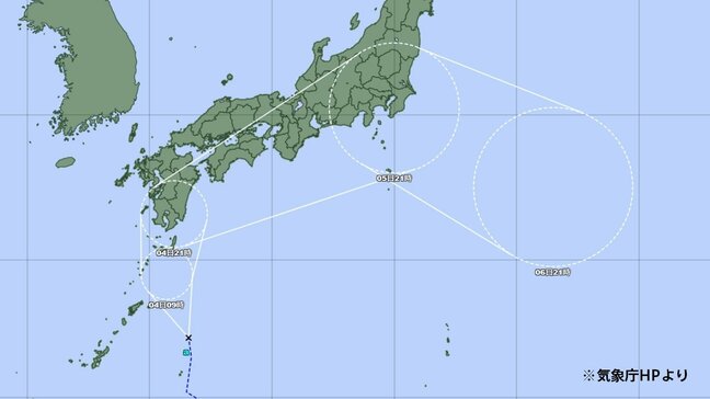 熱帯低気圧は奄美付近まで北上、4日朝までに「台風15号」に　警報級大雨のおそれ【雨予想画像】　鹿児島|TBS NEWS DIG