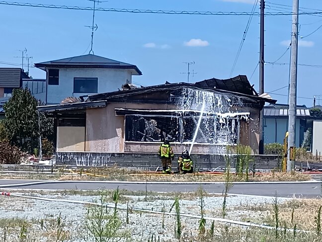 東根市の火災　午後0時半ごろ鎮火も住宅1棟全焼（山形）|TBS NEWS DIG