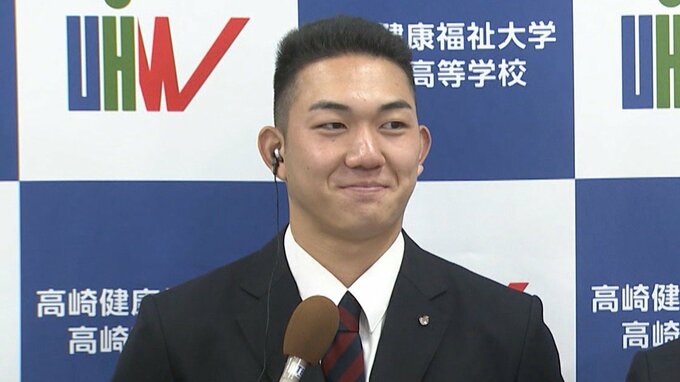 ロッテ1位指名、高校生No.1投手・石垣元気、大目標の170キロ「絶対に投げます」サブロー新監督「即戦力だと思っている」|TBS NEWS DIG