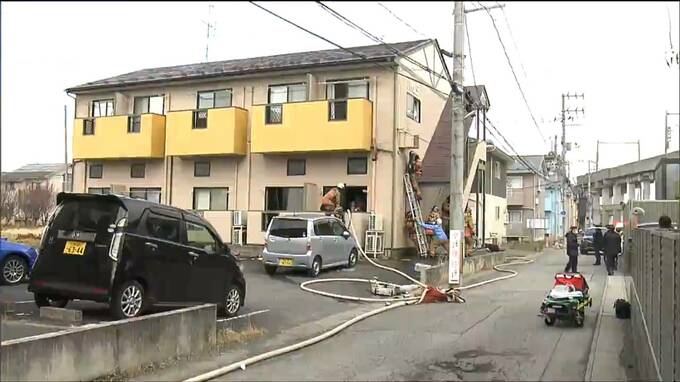 アパートの一室焼ける　宮城・大崎市古川|TBS NEWS DIG