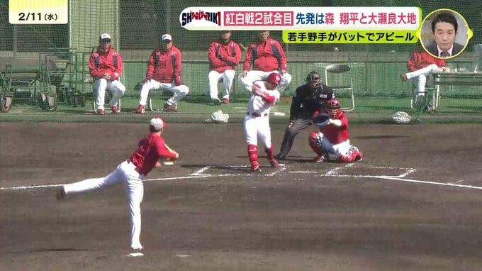 【カープ日南キャンプ】ドラフト3位の内野手　勝田成が紅白戦で2安打1打点　|　RCC NEWS | 広島ニュース | RCC中国放送