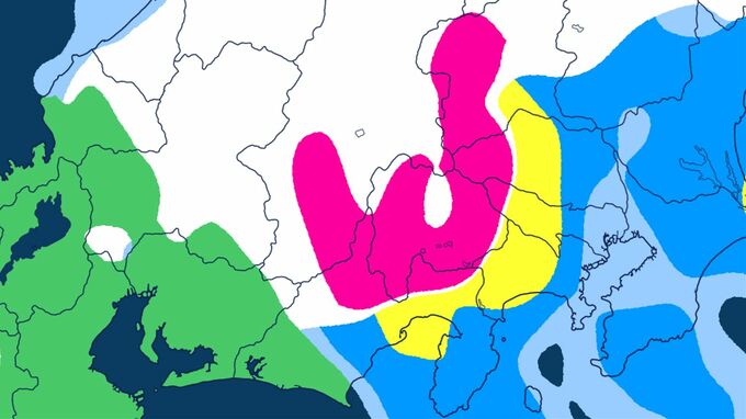 【大雪情報】関東甲信地方　18日夜遅くから19日夜遅くにかけ山沿いなどを中心に大雪、平地でも積雪の所【大雪と雨のシミュレーション】|TBS NEWS DIG