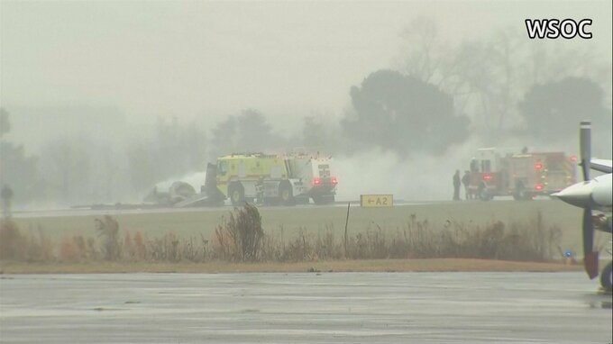 小型飛行機が墜落 6人死亡　アメリカ南部ノースカロライナ州