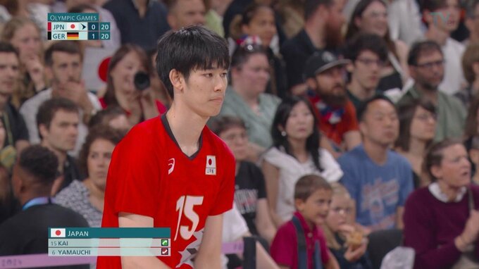 パリ五輪　バレーボール男子･甲斐優斗選手が五輪デビュー　地元･延岡市では家族はじめ市民がパブリックビューイングで声援　|　MRTニュース ｜ ＭＲＴ宮崎放送