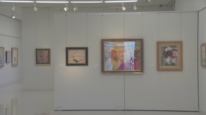 韮崎大村美術館の開館15周年を記念した「女性画家のやまなみ」展　ノーベル賞を受賞した大村智さんのコレクションを展示　|　山梨のニュース | ＵＴＹテレビ山梨