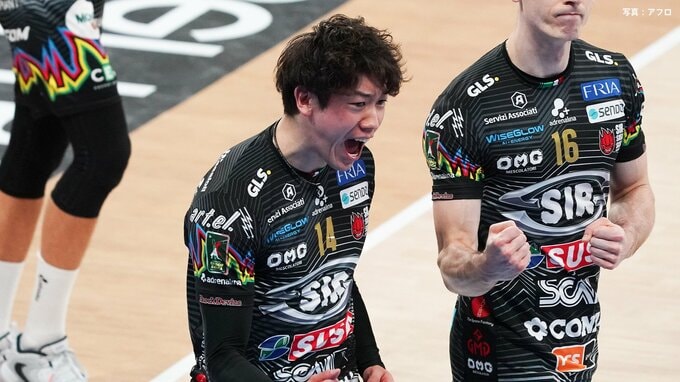 石川祐希が強烈スパイクにブロックも！チステルナ戦で6試合ぶりのスタメン出場　好守で存在感見せ11得点マーク【セリエA】|TBS NEWS DIG