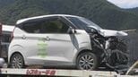 トラックと軽乗用車が衝突　坂城町の国道18号の交差点【現場写真あり】男性2人が病院に搬送　事故のはずみでトラックが道路脇の土蔵に突っ込む　長野|TBS NEWS DIG