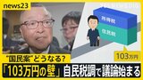 「103万円の壁」自民税調で議論スタート “国民案”はどうなる？【news23】|TBS NEWS DIG