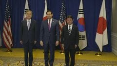 日米韓外相がNYで会談　サプライチェーンの安定確保へ協力確認　中国の輸出規制を念頭に| TBS CROSS DIG with Bloomberg