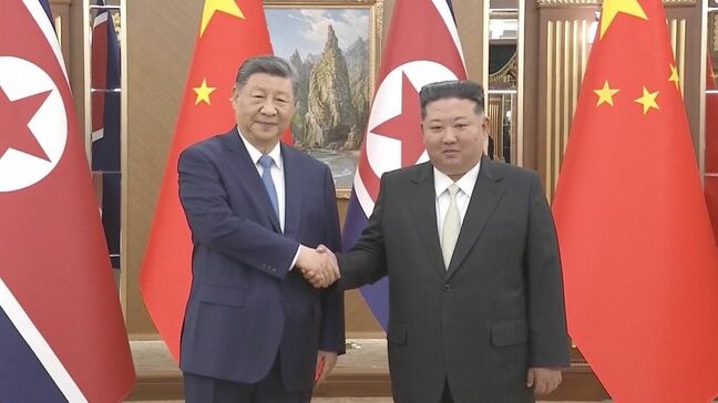 【速報】習近平国家主席 2日間の北朝鮮訪問終える 金正恩総書記と昼食会も 非核化に言及せず|TBS NEWS DIG