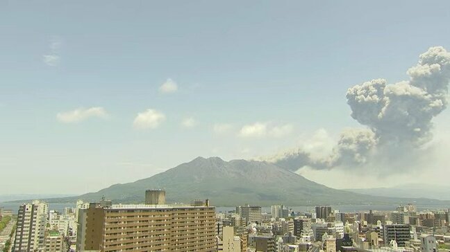 桜島で爆発・噴火あいつぐ【きょう22日・あす23日の降灰予報】鹿児島|TBS NEWS DIG
