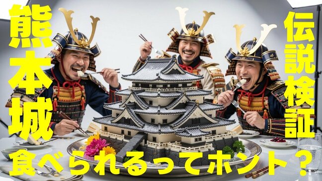 「食べられる熊本城」の伝説は根拠なし！　畳や下地を大切にしていた加藤清正　史料に基づく真否の判断を【今だからこそ！熊本城④】|TBS NEWS DIG