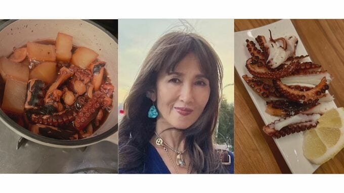 【 工藤静香 】 「炊き込みご飯、大根とタコの煮物、カルパッチョ、炙りたこ。　いろいろ作りました」　長女・Cocomiさんのリクエストに応え|TBS NEWS DIG