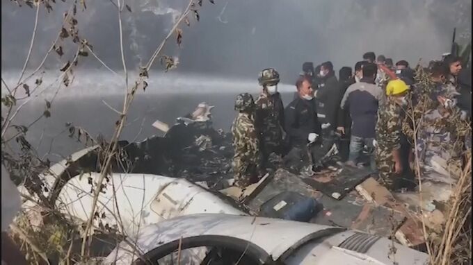 ネパール72人搭乗の旅客機墜落 70人の死亡確認|TBS NEWS DIG
