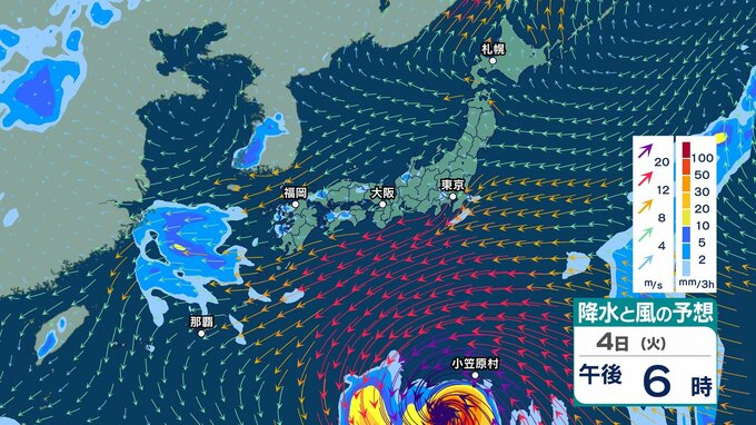 【 今後の雨と台風 】東～西日本で局地的な大雨のおそれ　九州北部では40℃以上の所も　台風13号は4日～5日に小笠原へ最接近【8日(土)午後3時までの雨風シミュレーション・3日正午更新】|TBS NEWS DIG