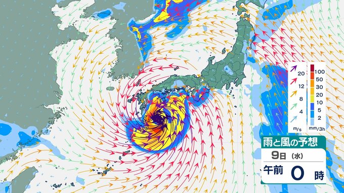 【台風6号】西日本直撃か　勢力強め進路を北へ…9日にかけ九州上陸か、その後本州に上陸するおそれも【8月10日にかけての雨風シミュレーション】　|　BSSニュース | BSS山陰放送