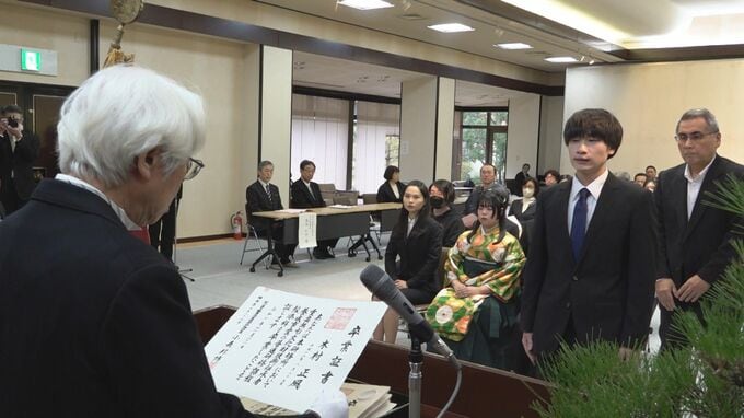 地震と豪雨を乗り越え漆芸家の卵たちが学び舎を後に 石川県立輪島漆芸技術研修所で卒業式|TBS NEWS DIG