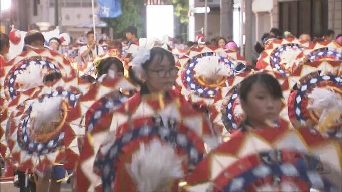 鳥取しゃんしゃん祭　一斉傘踊りを４年ぶりに中心市街地で　|　BSSニュース | BSS山陰放送
