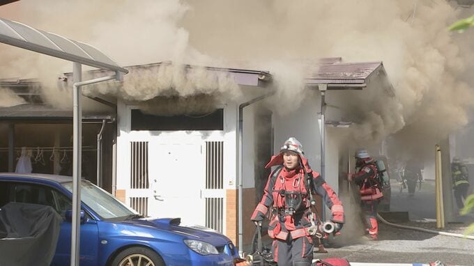 宇都宮市今泉で平屋1棟が燃える 住人は外出中で無事|TBS NEWS DIG