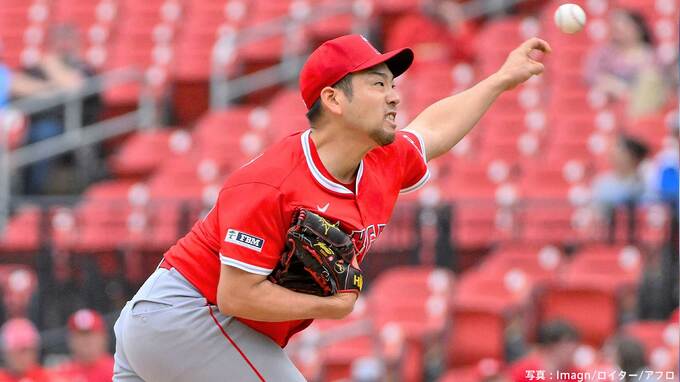 菊池雄星6回3失点、移籍後初勝利お預け...エ軍8回に7失点の悲劇、連勝4で止まる、トラウト先制弾＆オホッピー満塁弾も空砲|TBS NEWS DIG