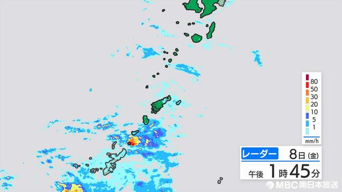 【速報】与論町で1時間に139ミリ　記録的短時間大雨情報　|　鹿児島のニュース｜MBC NEWS｜南日本放送