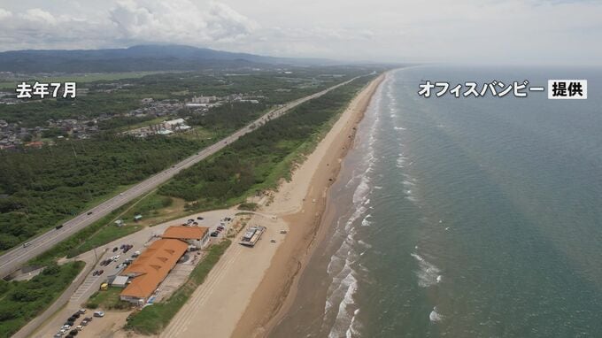 馳知事「存続していくために…」全国で唯一、海岸線を車で走れる“千里浜” 国直轄で再生事業加速に期待　|　石川県のニュース｜MRO北陸放送