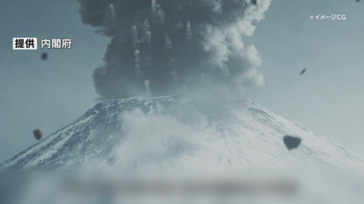 富士山噴火による火山灰の対策動画 内閣府が公開 リスクを知っておく