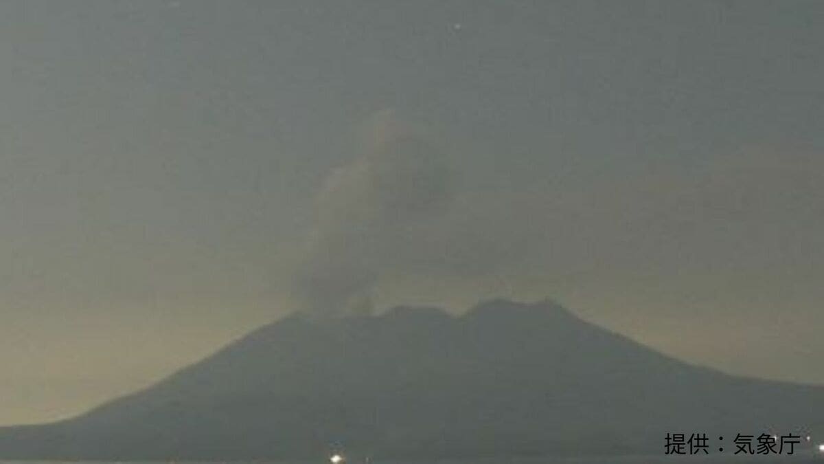 桜島で連続噴火が継続 噴煙最高1900ｍ【きょう・あすの降灰予報】鹿児島・宮崎
