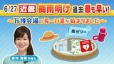 きのう過去最も早い『近畿 梅雨明け』いつも以上に長~い夏に 蒸し暑い万博会場は事前の準備が肝心! 大阪の気象予報士が大阪・関西万博の熱中症対策を取材【MBSお天気通信】|TBS NEWS DIG