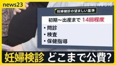 「無料だと思ってた」妊婦健診「標準額」設定へ…全国では負担額に“1万円以上”の差も　妊婦の経済的負担減らすには？【news23】| TBS CROSS DIG with Bloomberg