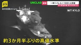 NY原油市場 一時1バレル＝100ドル突破　3か月半ぶり　中東でのアメリカ・イラン双方による攻撃激化受け|TBS NEWS DIG