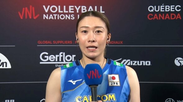 石川真佑キャプテン、次週は「それぞれがいいパフォーマンスを出していけるように」【試合後コメント】|TBS NEWS DIG