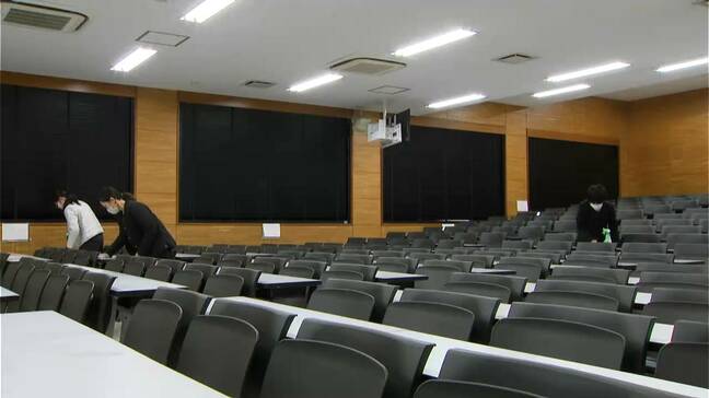 あす17日から大学入学共通テスト　鹿児島大学で会場設営|TBS NEWS DIG