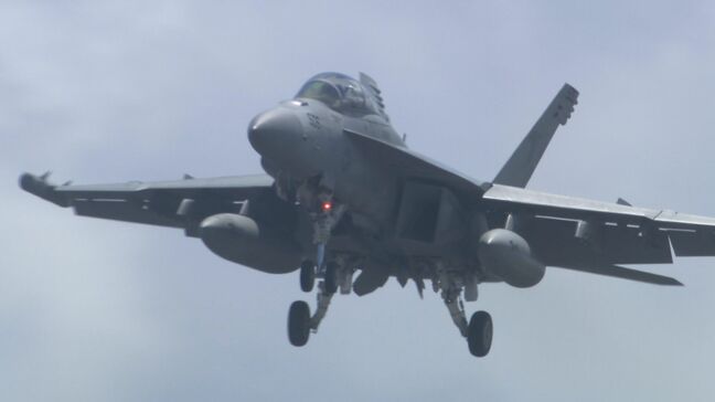 アメリカ軍空母艦載機模擬着艦訓練FCLP 岩国基地で実施しないで 山口県と岩国市が国に要請|TBS NEWS DIG