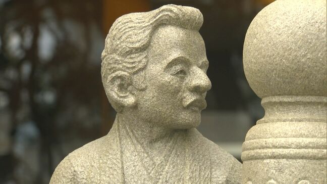 「ばけばけ」放送開始を前に　小泉八雲の石像設置　「耳なし芳一」や「のっぺらぼう」など今後も続々登場の予定　島根・松江市|TBS NEWS DIG