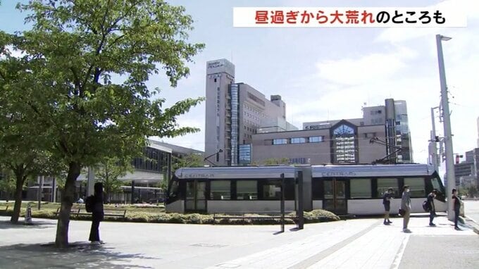 午後から大荒れで雷雨ところも 大気の状況が不安定で多い所で1時間降水量30ミリの降雨予想 富山　|　富山のニュース｜天気・防災｜チューリップテレビ