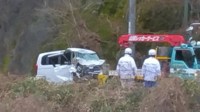 【速報】総社市の県道でトレーラーと車が衝突　女性が救急搬送【岡山】|TBS NEWS DIG