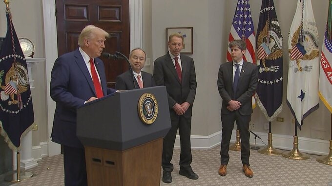 イーロン・マスク氏、トランプ氏発表の78兆円投資の実現性を疑問視　ソフトバンクなど3社の共同事業「スターゲート」めぐり「彼らは資金を確保していない」|TBS NEWS DIG