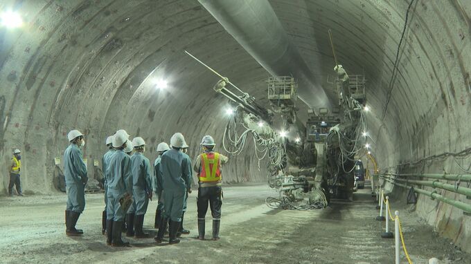 どう削る？トンネル掘削…高校生が体験　進路選びの参考に　山口・長門　|　山口のニュース・天気・防災｜tys NEWS｜ｔｙｓテレビ山口