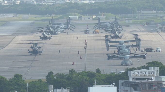 裁判官らが米軍普天間基地の騒音を確認　「第三次普天間基地爆音訴訟」で現地視察|TBS NEWS DIG