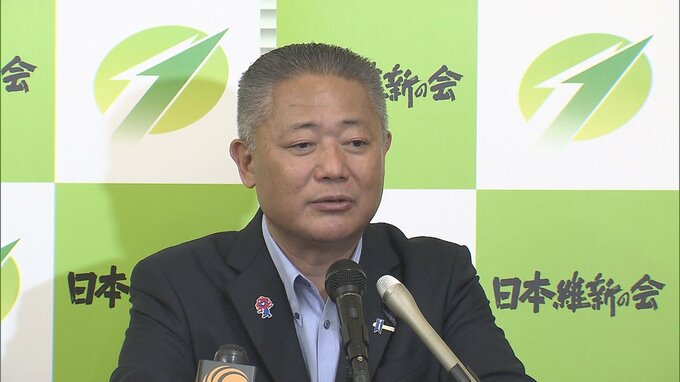 維新・馬場代表　与党との「部分連合」に言及