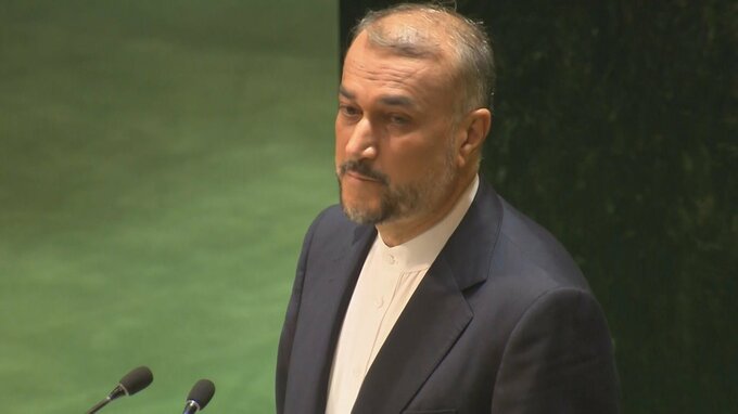 イラン外相、イスラエルの攻撃続けば「アメリカも火の粉をかぶる」 国連総会緊急会合で警告