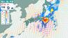 【コマ送り台風シミュレーション】21日(月・敬老の日)に関東・東北沖を通過へ…大型の「台風25号」影響は？　|　長崎のニュース | 天気 | NBC長崎放送