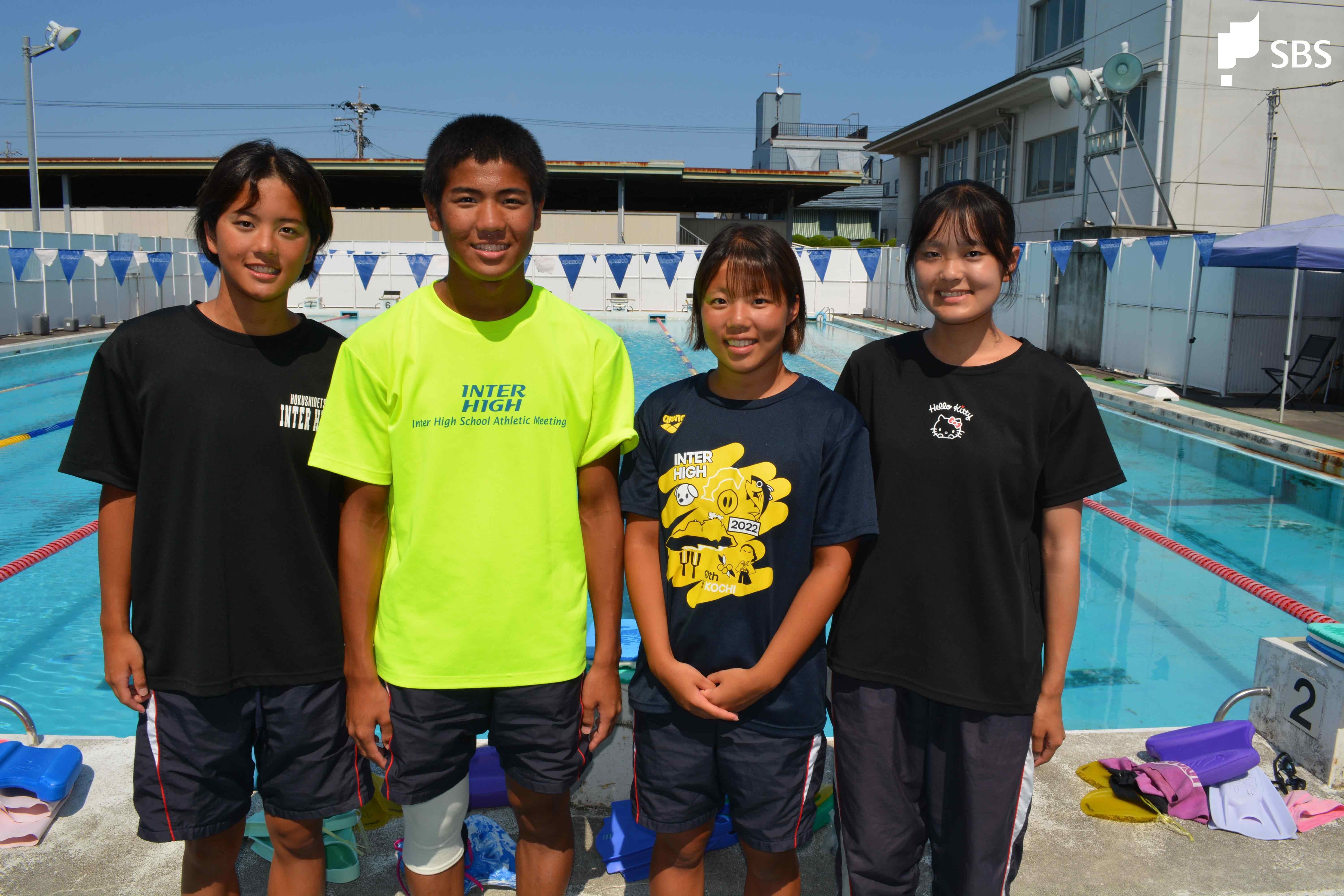 仲間と家族に感動を」「インハイの弾みに」いざ12kmの海へ 静岡商4人が