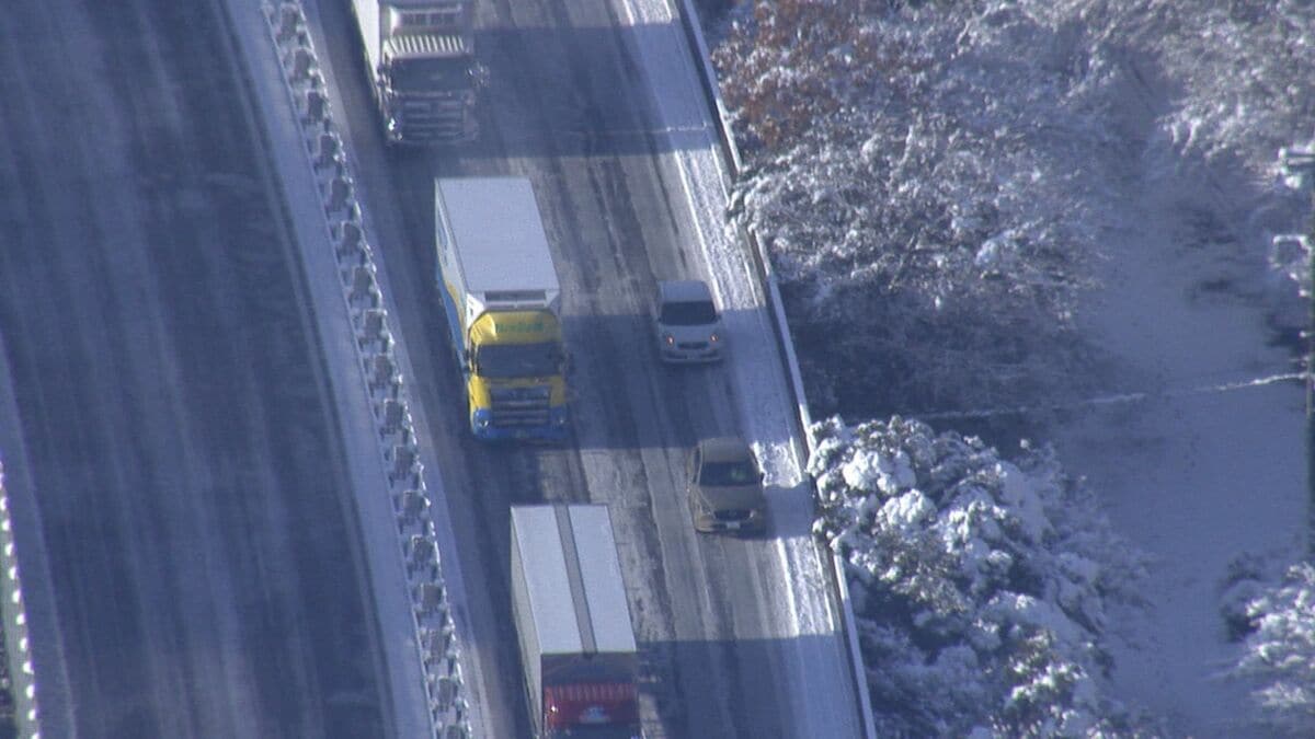 広島県内の山陽道 冬タイヤ規制時は装着の確認を実施へ 2日の立ち往生