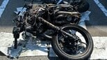【バイクが炎上】スポーツカーとバイクが衝突 バイクの男性(20)が重体【岡山】|TBS NEWS DIG