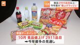 10月の食品値上げ 2900品目超　今年最大の“値上げラッシュ”|TBS NEWS DIG