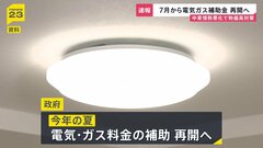 電気・ガス料金の補助　政府が再開検討 7月～9月までの使用分対象の方向| TBS CROSS DIG with Bloomberg